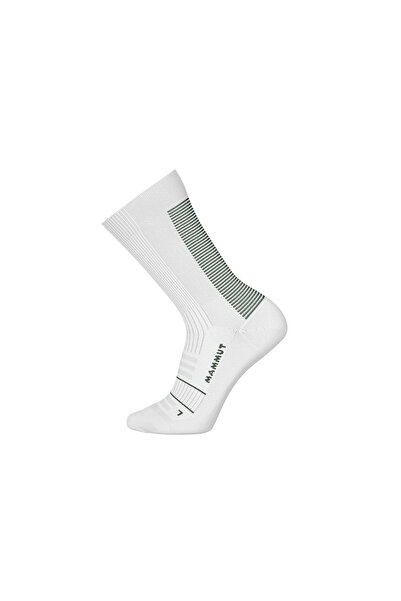 Mammut Unisex Trail Run Cushion Wht/Jade Socks