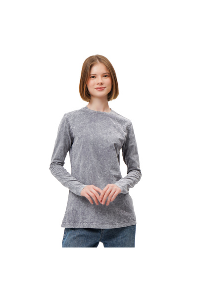 Mod Kids Longsleeve Damski 100% Bawełna Stonewash Luźny Krój Rozmiar XL