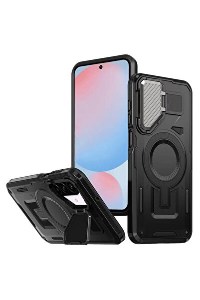 Techsuit Samsung Galaxy A36 CamVault MagSafe Case Black