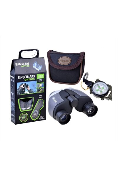 trendyhome Set binoclu si busola multifunctionala, pentru drumetii si activit...