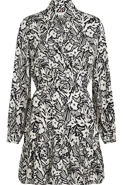 Tommy Hilfiger VIS JACQUARD SHORT DRESS