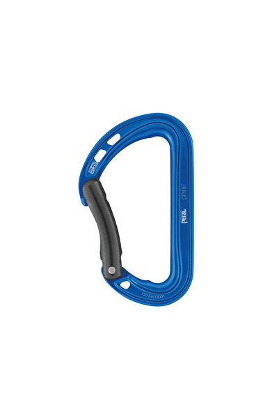 PETZL Carabiner Spirit Bent Gate Blue M061Ab00