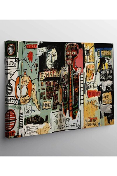 gurbaart Jean-michel Basquiat - Notary Yüksek Kalite Dijital Dikey Baskı Kanv...