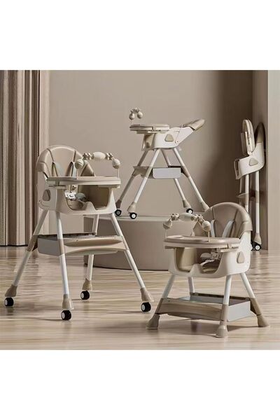 kinderplay Adjustable Beige Multi-Functional Child Chair