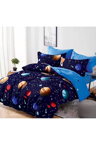 OEM Fleece Bedding Set, 6 Pieces, for Double Bed, 4 Pillowcases, 220 x 230 cm...