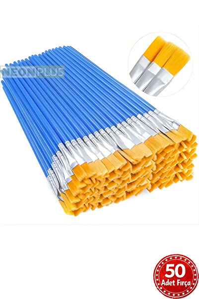 NEON PLUS 50 ADET FIRÇA, WORKSHOP ETKİNLİK BOYAMA, AKRİLİK, GUAJ, PARMAK BOYAMA