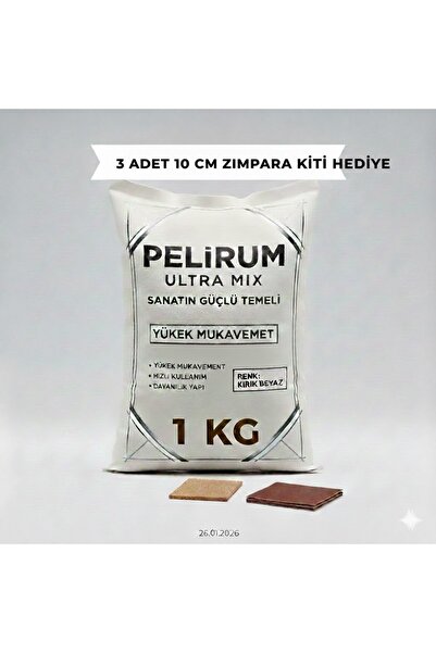 Pelirum Ultra Mix 1 KG Başlangıç Seti - 3 Adet SÜNGERLİ İNCE Zımpara Hediyeli