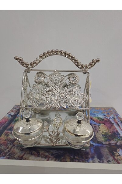 Tohfah طقم ضيافة فاخر سيلفر FT372