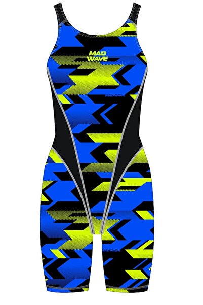 Mad Wave Costum de baie pentru fete Kneeskin junior PBT H6,