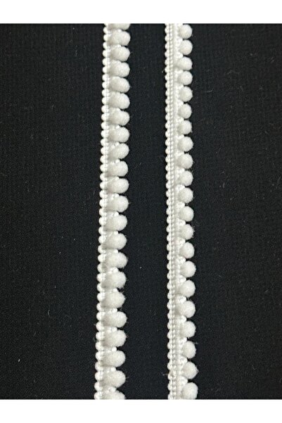 ULUPAMİR شريط بوم بوم أبيض صغير 1 متر