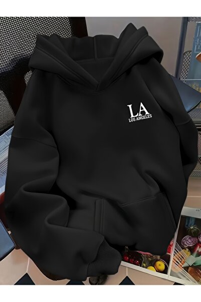 Deocept Unisex Mix Printed Hooded Sweatshirt with Kangaroo Pocket, Comfortabl...