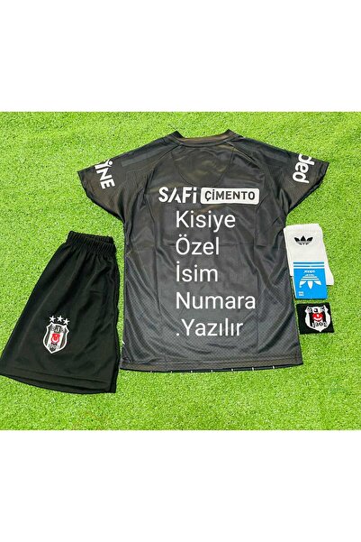 Forma KİŞİYE ÖZEL İSİM NUMARA Be'şi'ktâş 2024/2025 Sezon SİYAH ÇOCUK FUTBOL F...