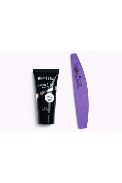 bomesel Kit Acryl Gel UV/LED Clear 013 30 ml + Professional Nail File