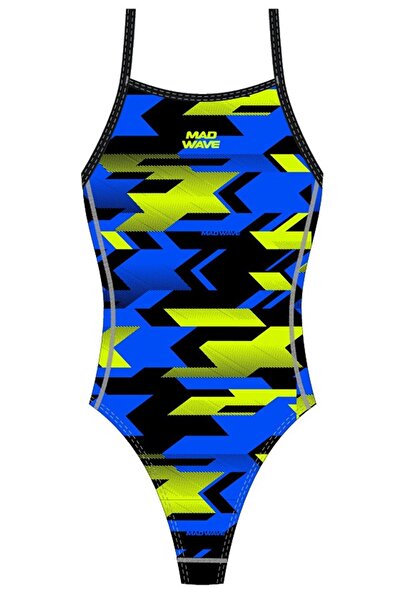 Mad Wave Costum de baie pentru fete Nera junior PBT H6