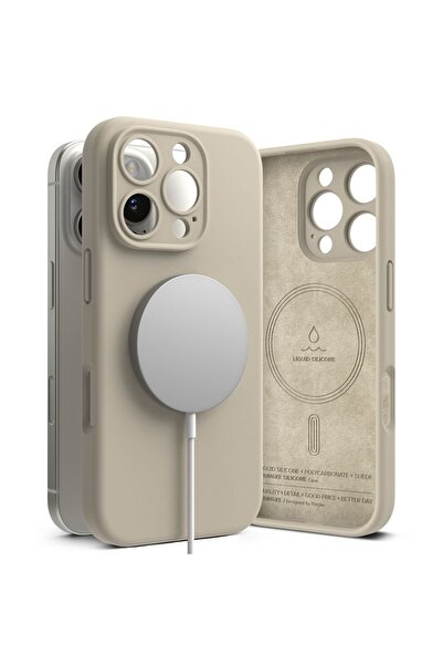 Ringke Husa iPhone 16 Pro Max Silicone Magnetic Magsafe Stone