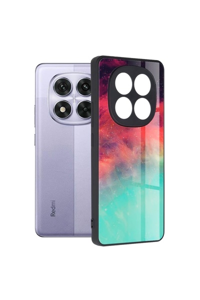 Techsuit Husa Xiaomi Redmi Note 14 Pro 5G Printing Glass Fiery Ocean
