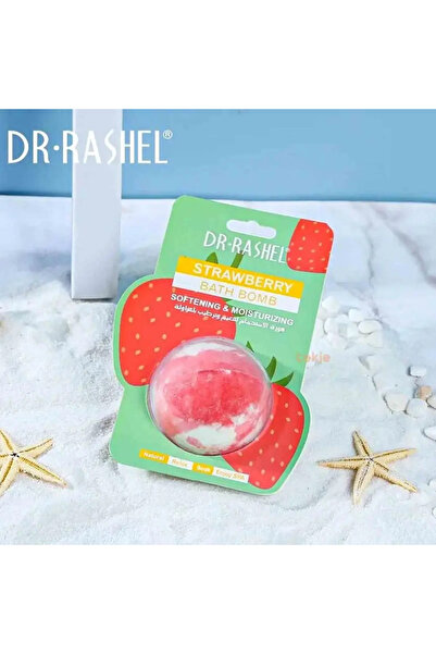 Dr. Rachel كرة استحمام لتنعيم وترطيب البشرة برائحة الفراولة