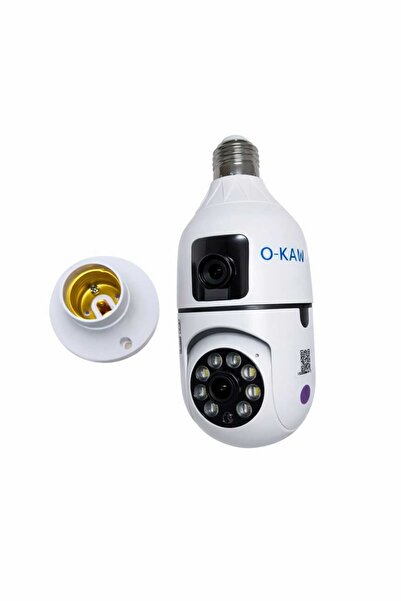 O-KAM PRO OKAM 4046 WiFi Akıllı Kamera Çift Lens 360° Hareketli Gece Görüşlü
