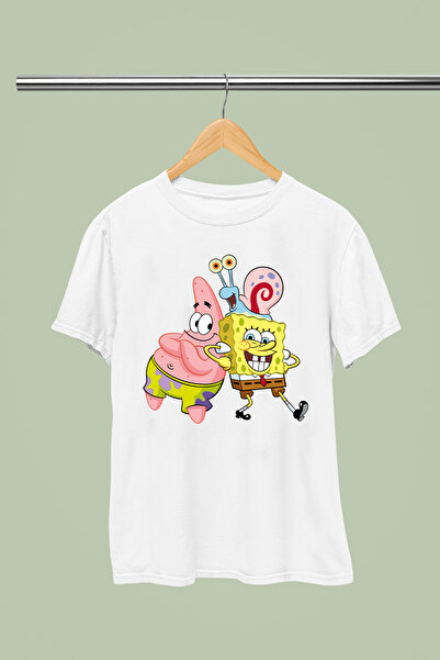 MAGORS Spongebob Printed Cotton Short-Sleeved Regular Fit Youth and Children'...