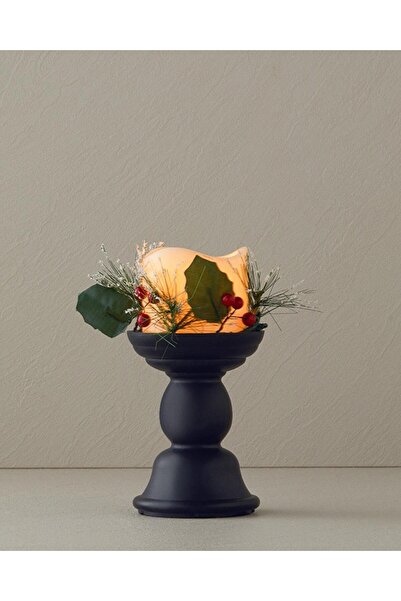 English Home Candlestick Dekoratif Aydınlatma 9,7x9,7x19,5 cm