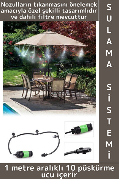 Wintoup Premium Kolay Temizlik Bahçe Sera Çardak Havuz Çim Açık Alan Sulama S...