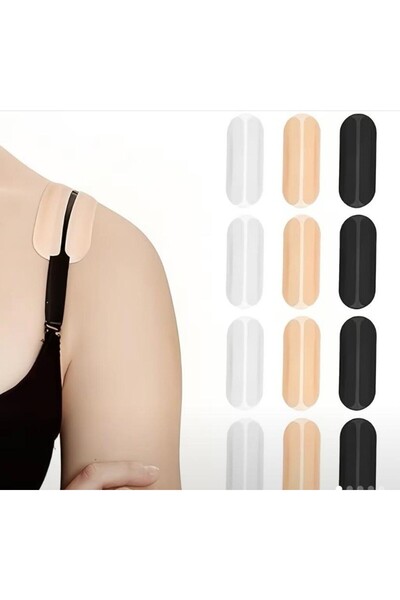 miatamer Silicone Bra Strap Pad (One Pair / Available in Black, White, and Nu...