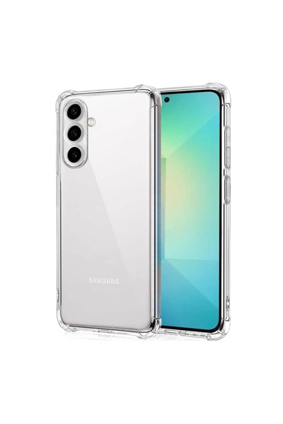 Techsuit Husă pentru Samsung Galaxy S25, din silicon transparent, rezistentă ...