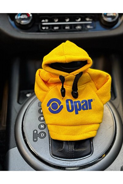 Asel OPAR Sarı Vites Poları Kapşonlu Sweatshirt