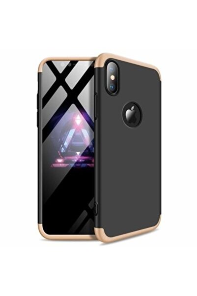 GKK Husa Iphone XR-GKK -Negru cu Auriu