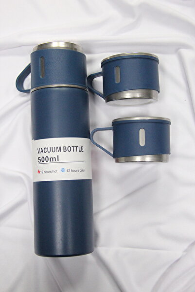 ABXEY Kişiye Özel İsim Yazılı Vakumlu Paslanmaz Çelik Termos Seti - 500 ml + ...