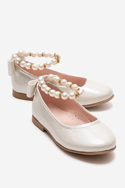 CCWAY AYAKKABI Pantofi pentru copii anti-alunecare cu perle SİM