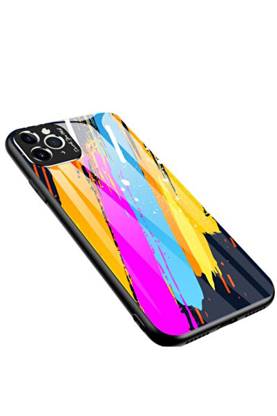 Techsuit Husa Iphone 11 PRO MAX -Color Glass-cu sticla securizata- pattern 3