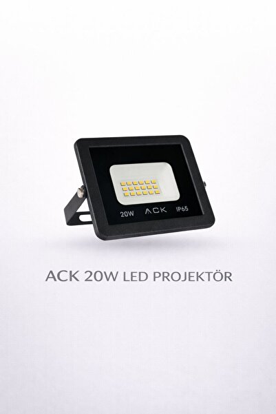 ACK 20W LED Projektör Günışığı 3000K | IP65 | 2200 lm