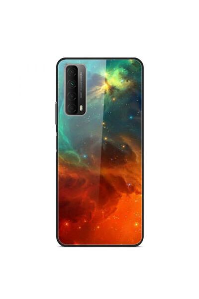 Techsuit Husa Huawei P Smart 2021 - Sticlă imprimată - Cer la apus
