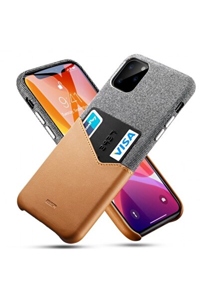 ESR Husa Iphone 11 PRO -ESR Metro Wallet-Maro cu gri