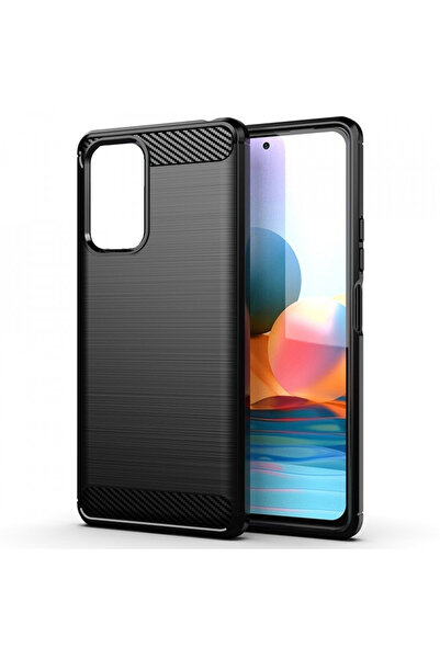 Techsuit Husa Xiaomi Poco M4 Pro 5G -Carbon Series-Black