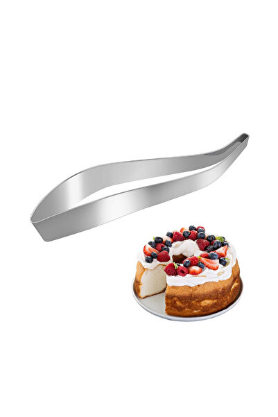 Homerest Modern Paslanmaz Çelik Pasta Servis Maşası, Şık Sunumlar İçin Ergono...