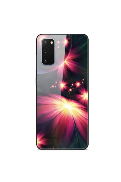 Techsuit Husa Samsung Galaxy S20 - Sticlă imprimată - Floare