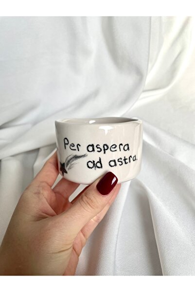 Nouis Handmade Ceramic Mug with Writing