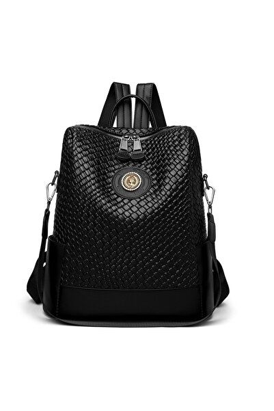AZeira AZeira® 3in1 3D Textured Backpack, Premium Eco-Leather, Multifunctiona...