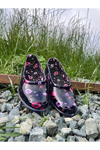 Botland Women's Patterned Colorful Lightweight Non-Slip Sole Plastic Garden S...