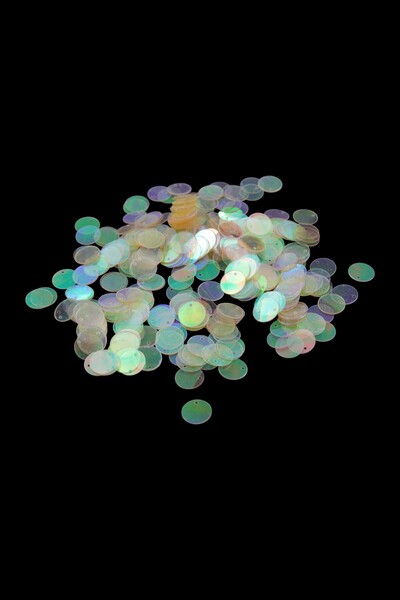 Serhat Aksesuar ve El İşçilik Şeffaf Pembe Janjan 12 mm Yandan Delikli Plasti...