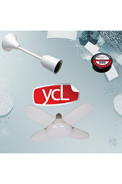 KONDEL AYDINLATMA YCL 40W Pervaneli LED Ampul Seti – Duy ve İzole Bant Dahil,...