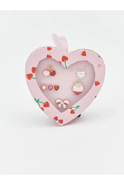 LC Waikiki Girl's Ring Set with Heart Figure (S6)