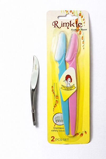OEM Set Aparat Ras Sprâncene Rimkle – 2 buc + Pensetă Profesională Inox