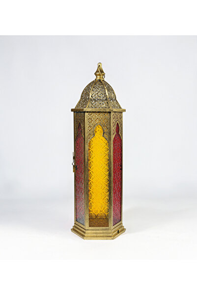 The Artistic Jewel Golden Ramadan lantern, 56 cm tall