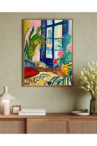 woodhomeworks Tablou decorativ pentru birou, dintr-o singură piesă, seria Mat...