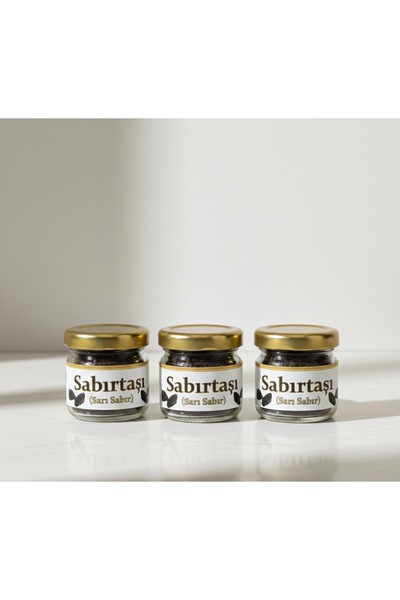 AKTAR 3 Adet Sabır Taşı - Sarı Sabır Taşı 10gr*3 Adet