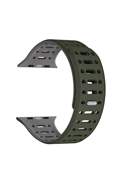 sickossi ساعة ووتش 10 مقاس 42 ملم متوافقة مع حزام السيليكون SCKS KRD-124 - أخ...