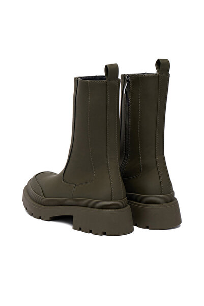 DeeZee ankle boots women khaki 13096-10